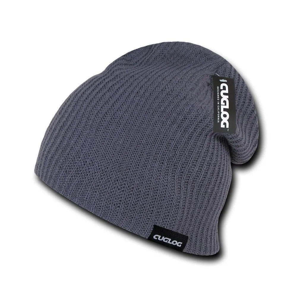 1 Dozen Cuglog Uluru Slouched Beanies Classic Knit Wholesale Lots