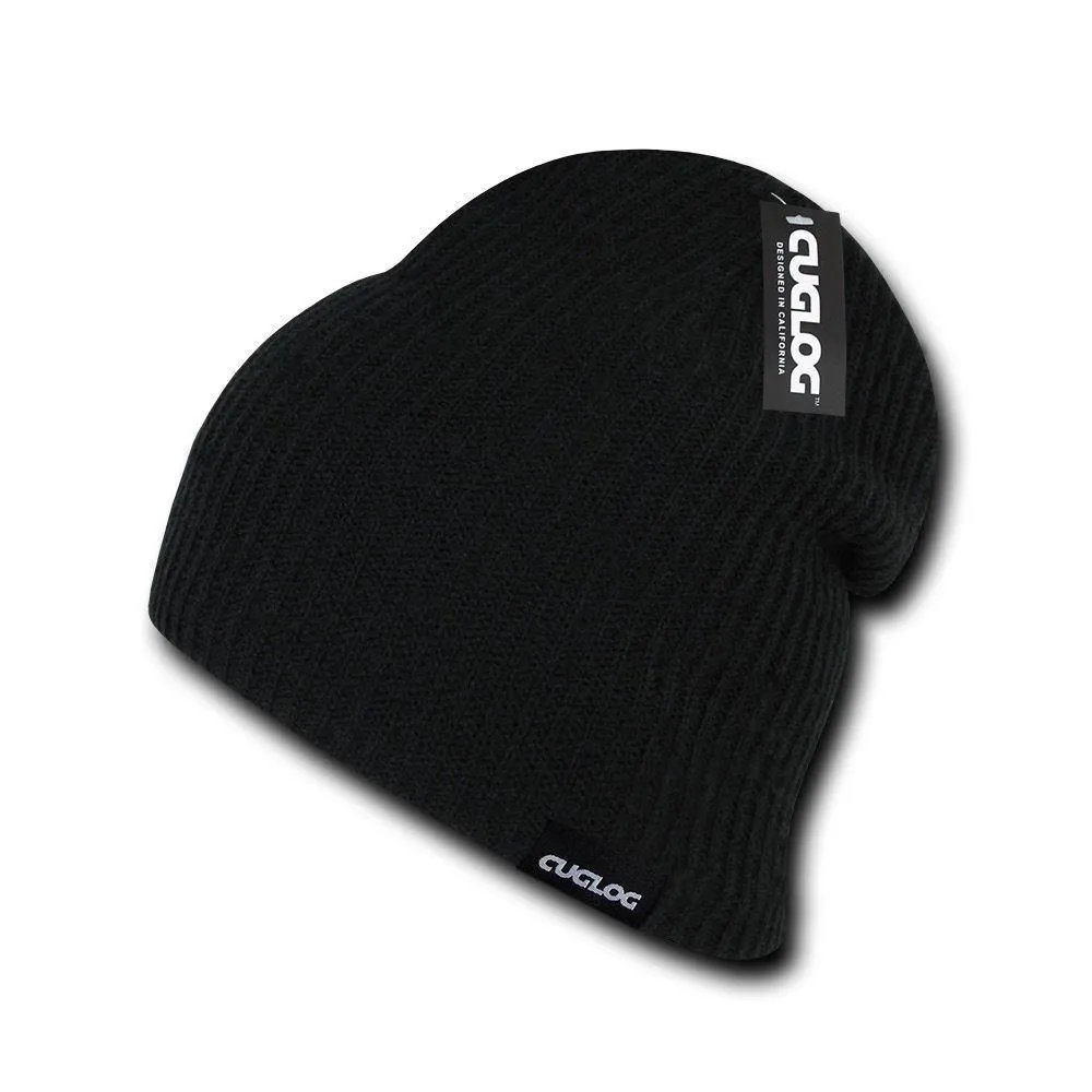1 Dozen Cuglog Uluru Slouched Beanies Classic Knit Wholesale Lots