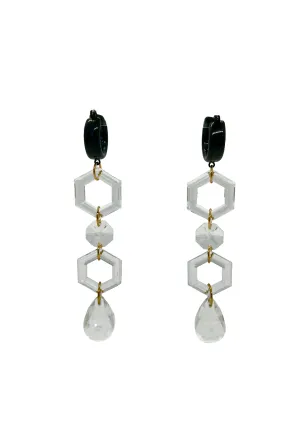 Acrylic Mod Drops - Clear & Black