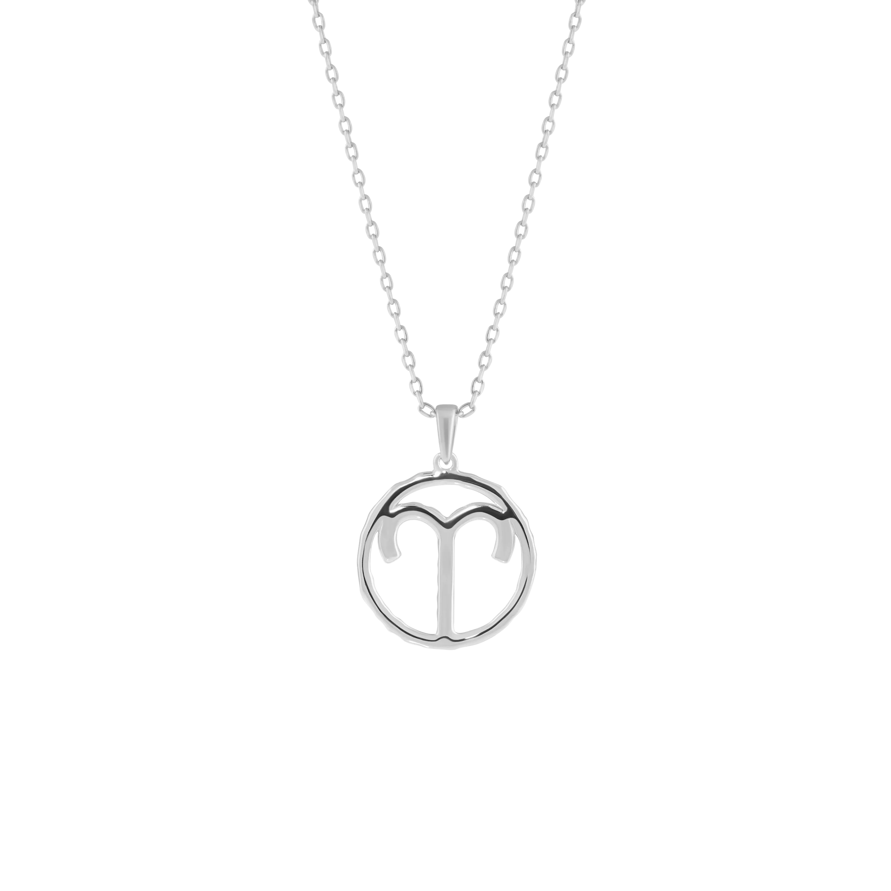 Aries medallion pendant necklace