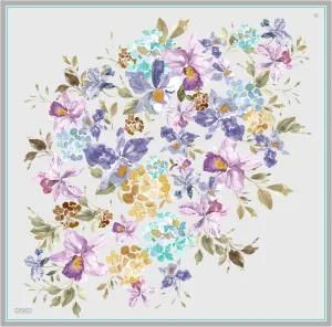Armine Fior Floral Silk Scarf #31