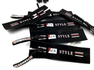 Black Designer Zip