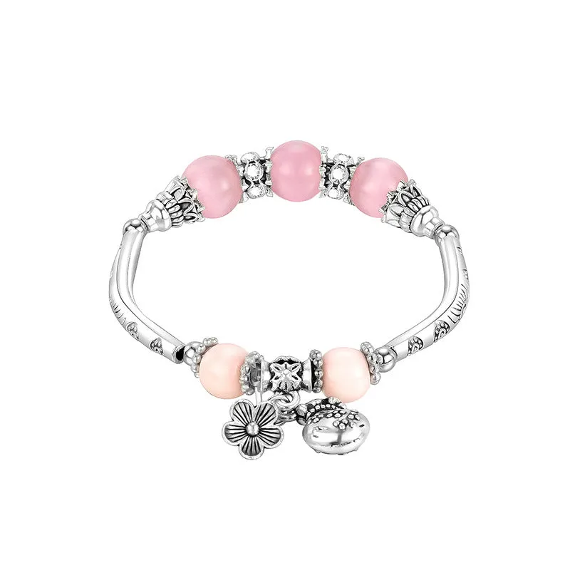 Bohemian Sweet Beaded Alloy Bracelet