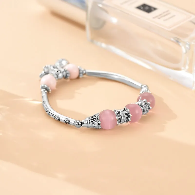 Bohemian Sweet Beaded Alloy Bracelet