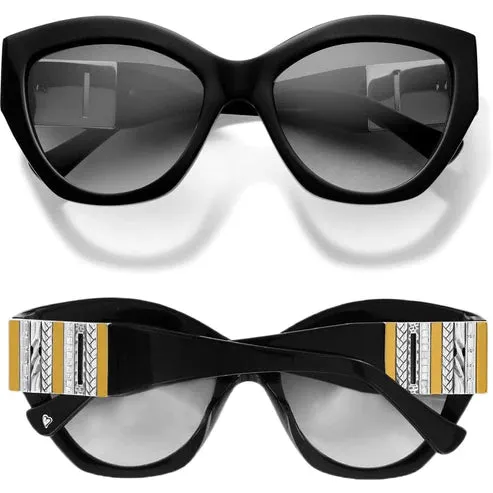 Brighton | Tapestry Sunglasses in Black Multi