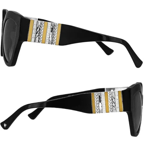 Brighton | Tapestry Sunglasses in Black Multi
