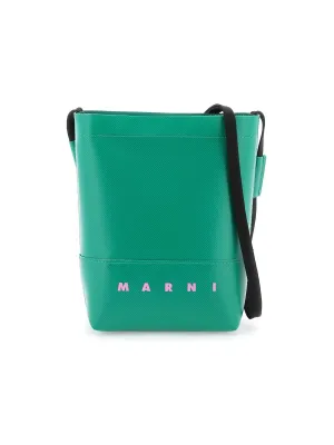 Coated Canvas Crossbody Bag