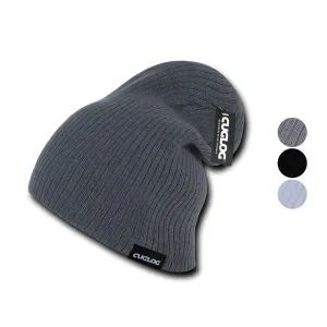 Cuglog Vinson Slouch Beanies Style Classic Knit Winter Cuffed Caps Hats