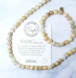 Defining Bracelet- Healing Bracelet with Moonstone Gemstones