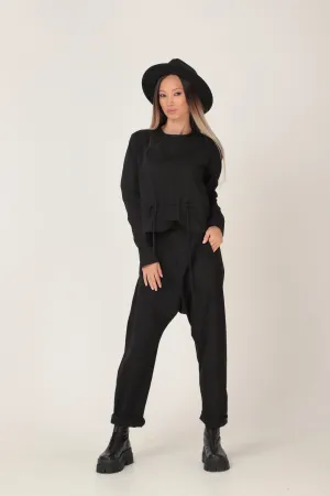 Drop crotch trousers - KEMAL