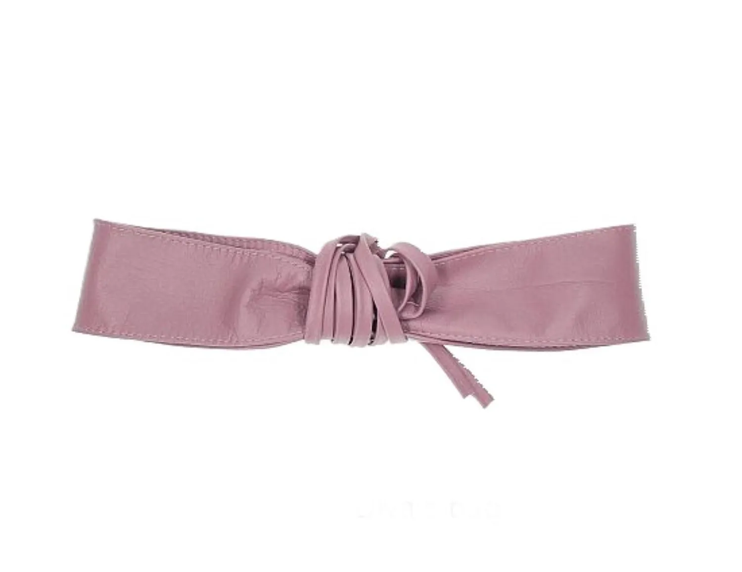 Dusky Pink Obi belt soft genuine leather wrap belt | Wide waist belt in genuine leather | Genunine leather wrap around boho dress belt