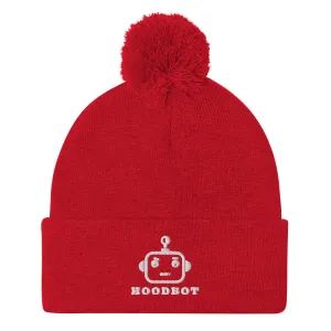 HOODBOT Pom-Pom Beanie (Red)