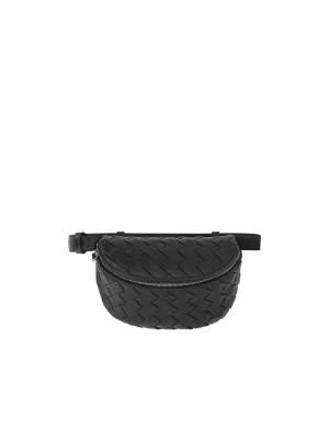 Intrecciato Leather Belt Bag