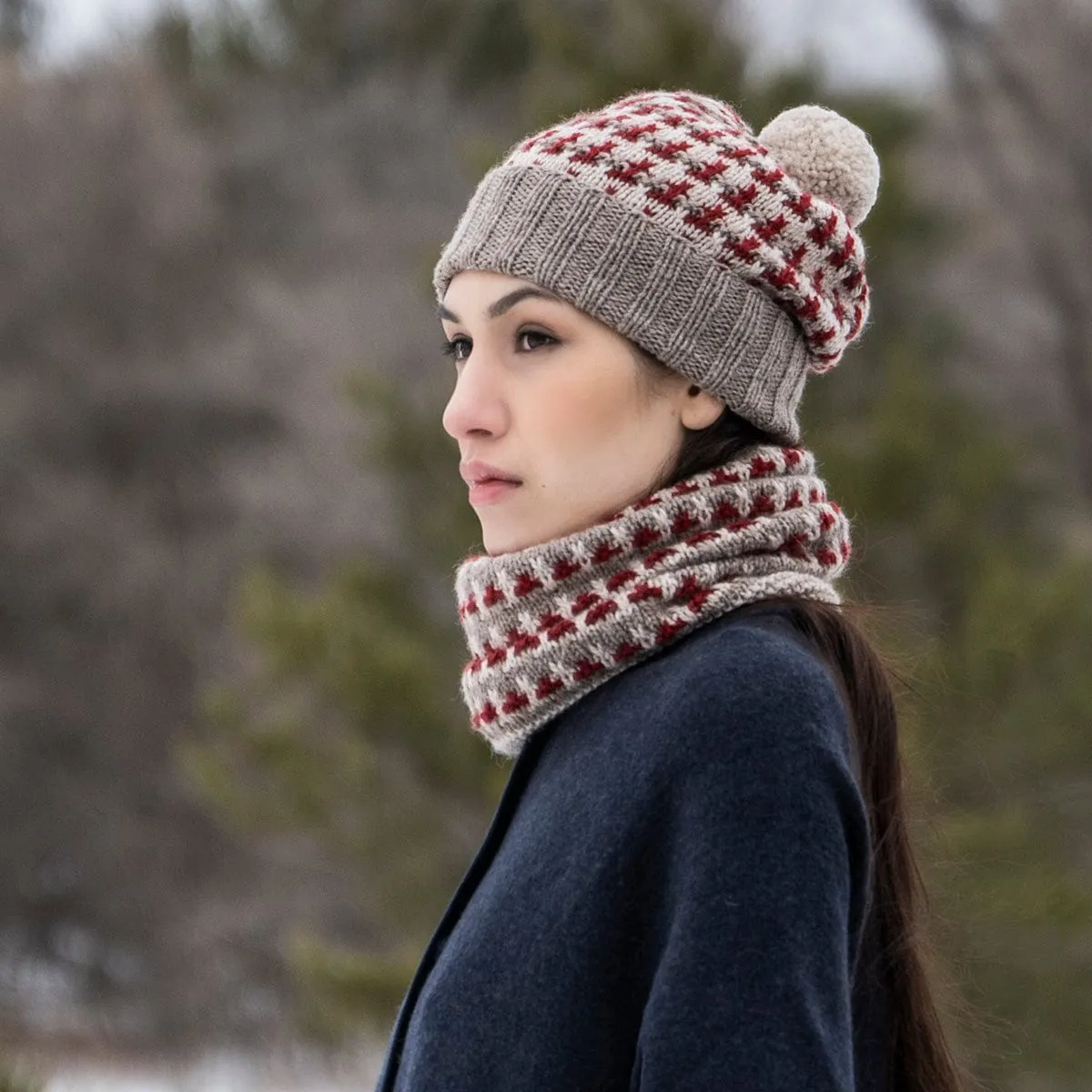 Ishpeming Hat & Cowl Kit
