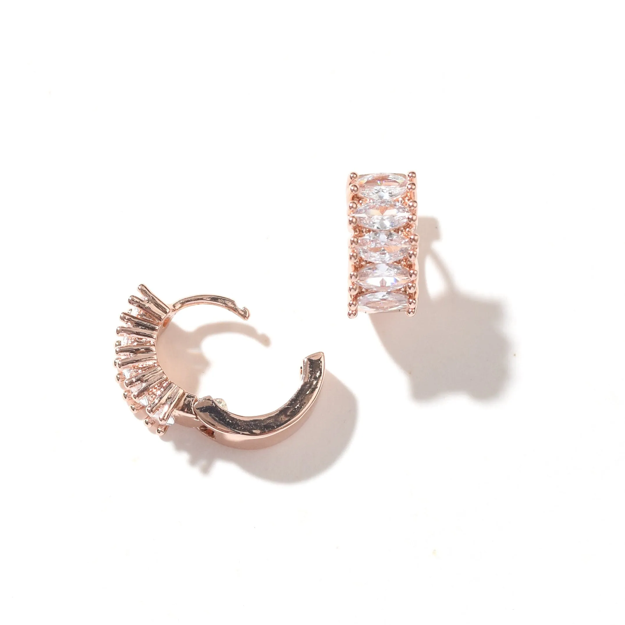 Jada Hoop | White Rose Gold