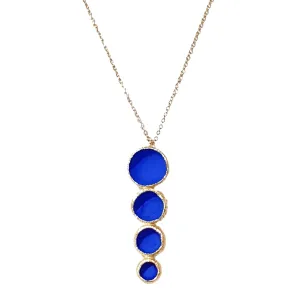 Long Matt Pendant (black or cobalt blue)