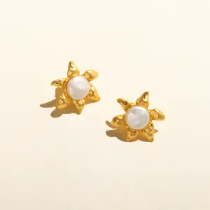 Mignonne Gavigan Addie Stud Earrings in Gold
