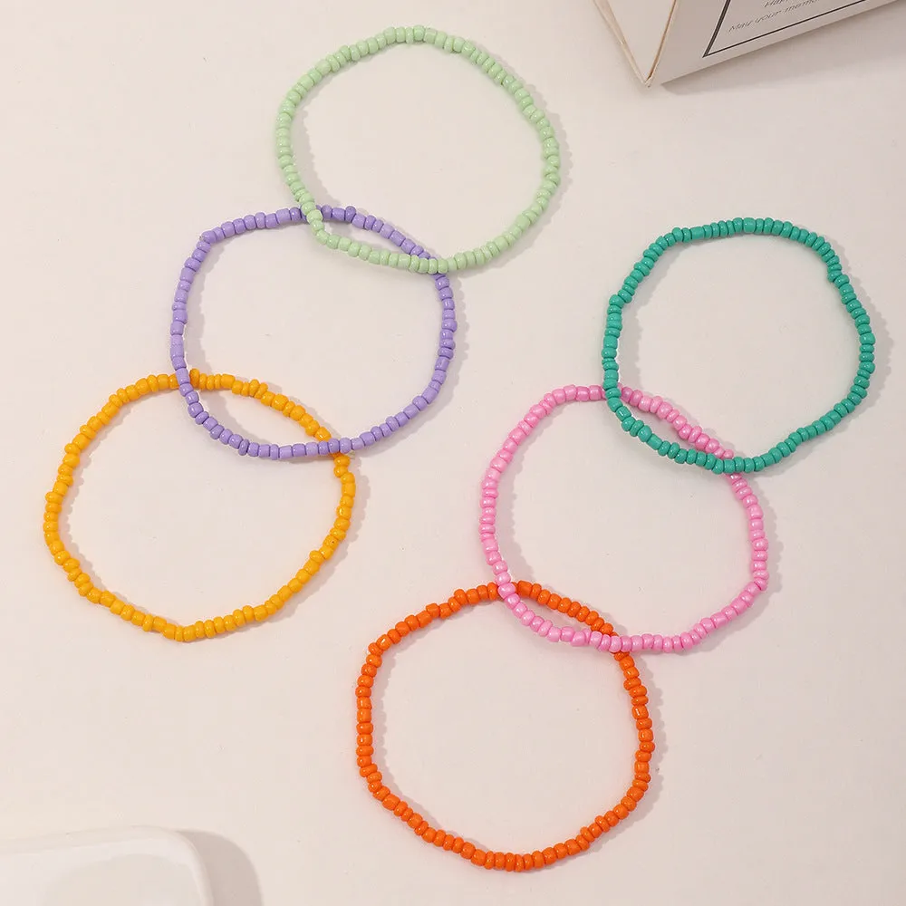Multicolor Rice Bead Bracelet Bohemian Ethnic Bracelet