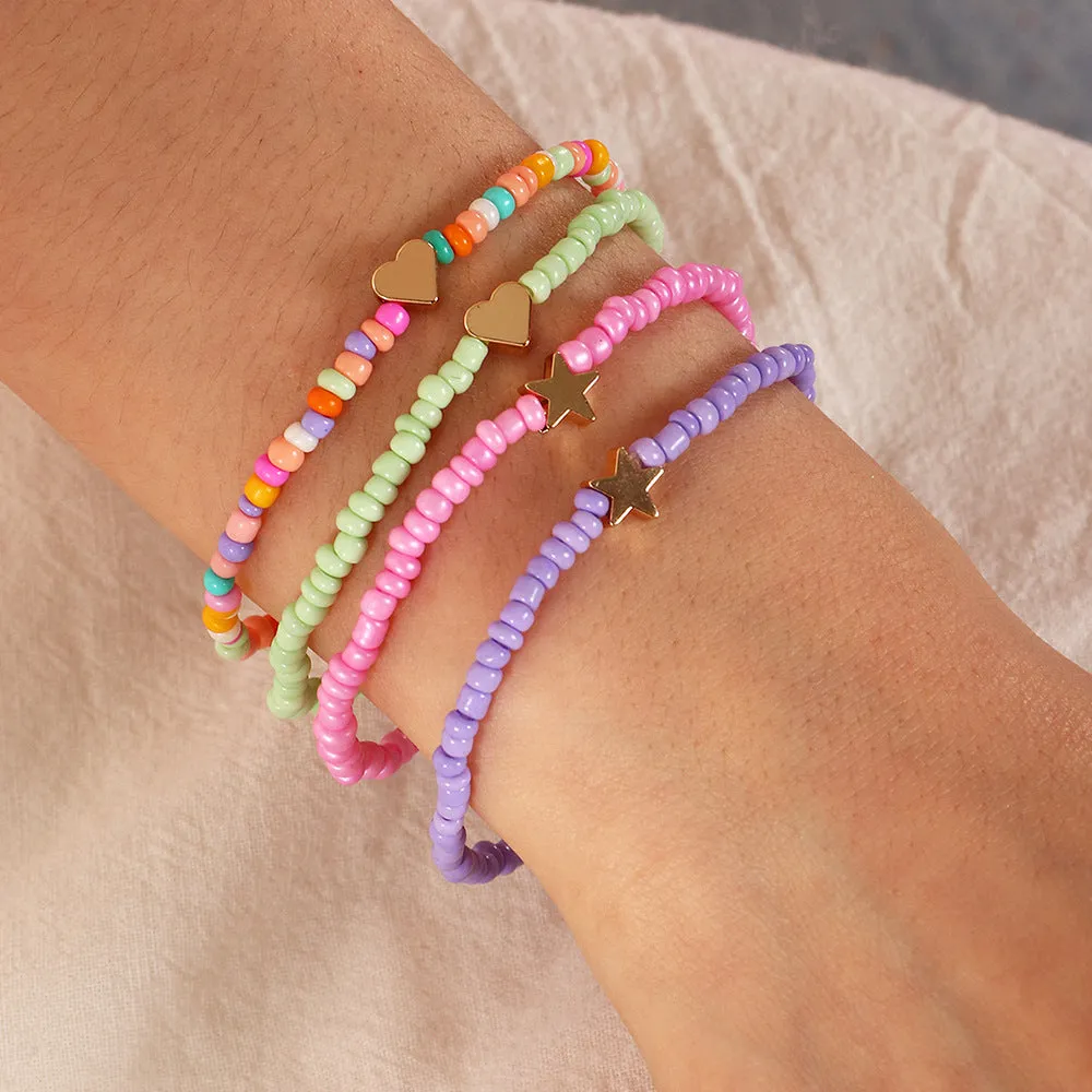 Multicolor Rice Bead Bracelet Bohemian Ethnic Bracelet