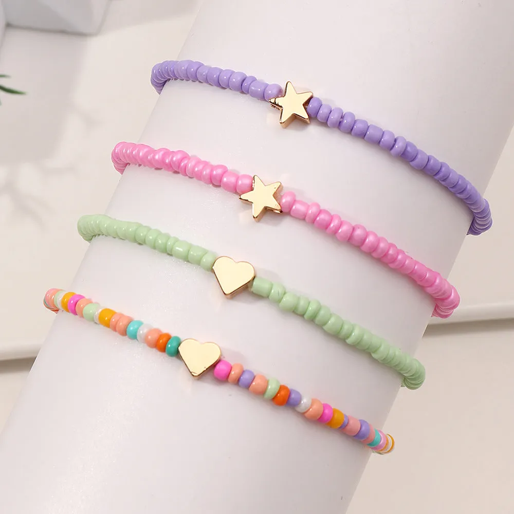 Multicolor Rice Bead Bracelet Bohemian Ethnic Bracelet