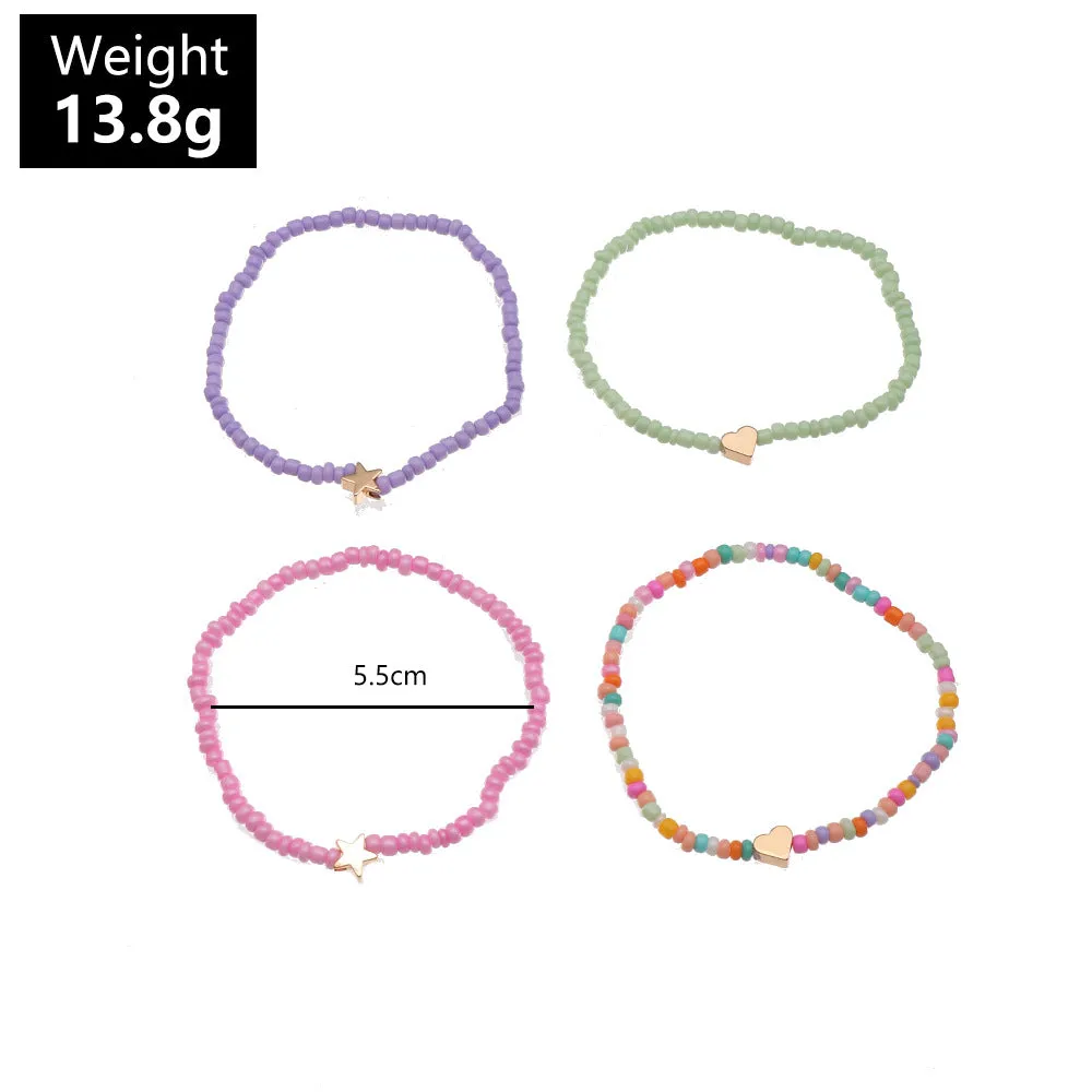 Multicolor Rice Bead Bracelet Bohemian Ethnic Bracelet