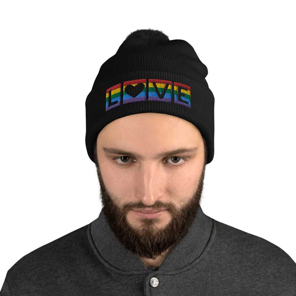 "RAINBOW LOVE" BEANIE
