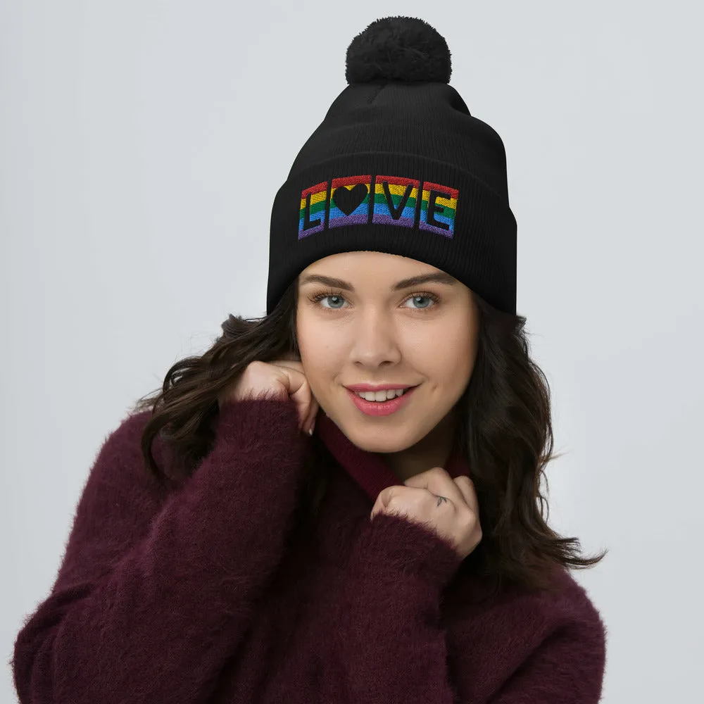 "RAINBOW LOVE" BEANIE