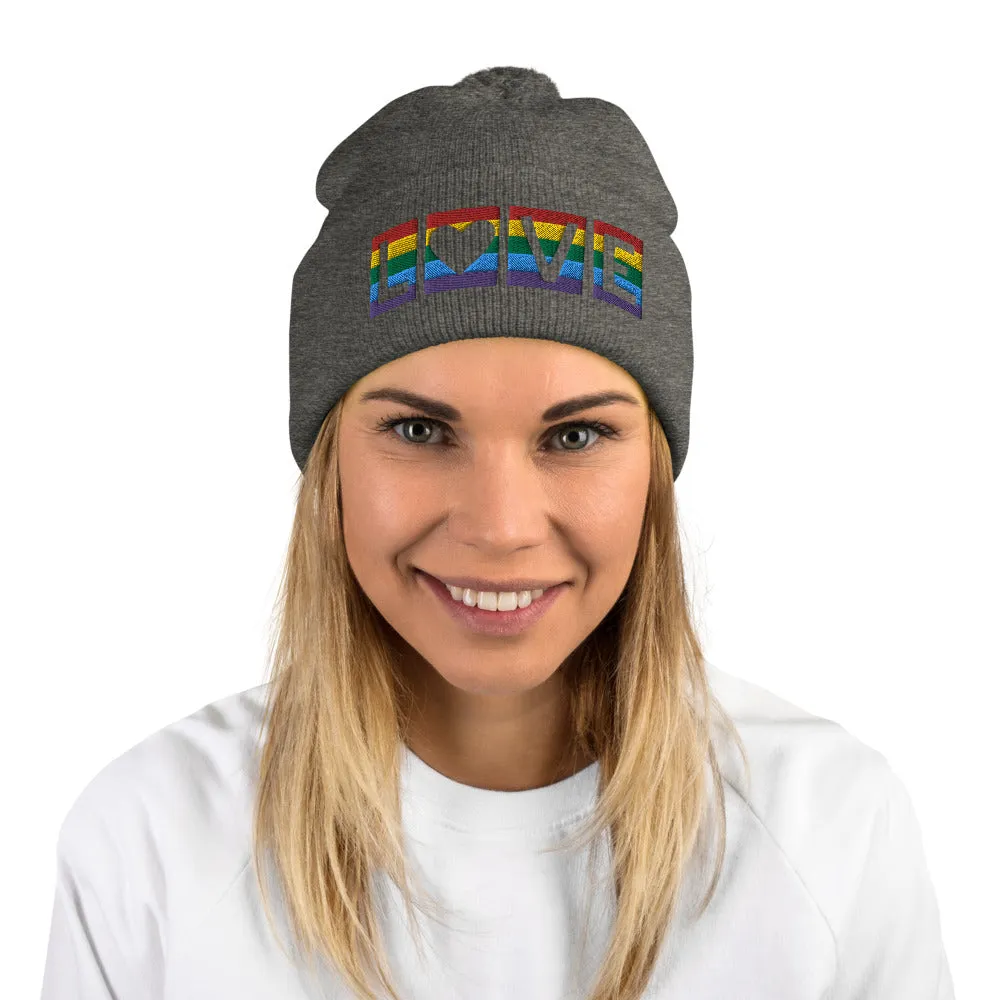 "RAINBOW LOVE" BEANIE