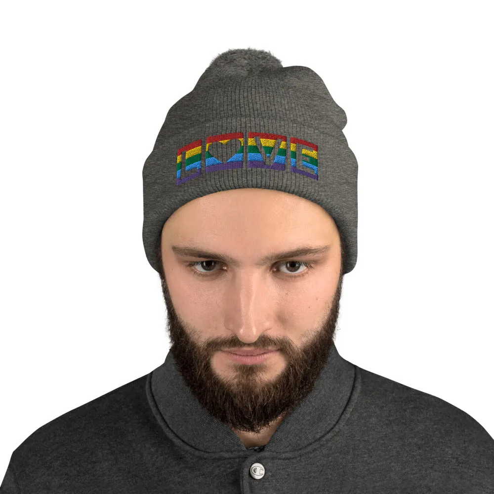 "RAINBOW LOVE" BEANIE