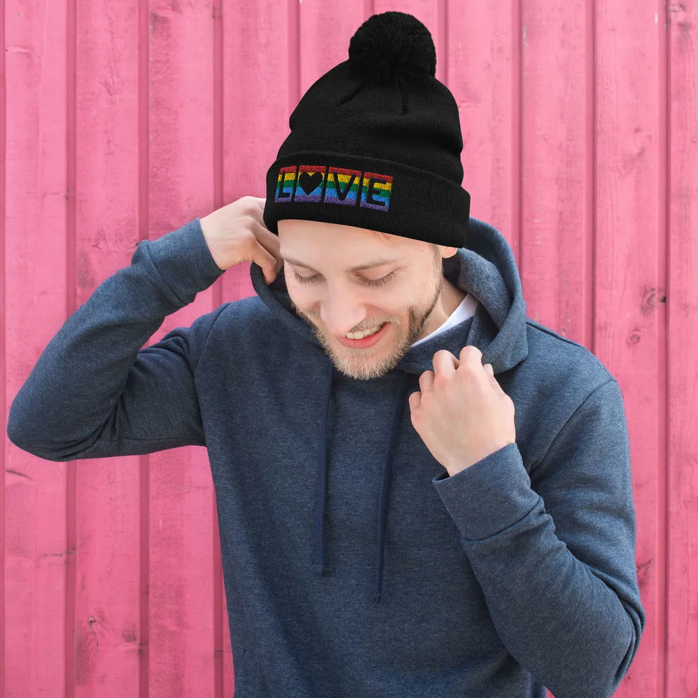 "RAINBOW LOVE" BEANIE