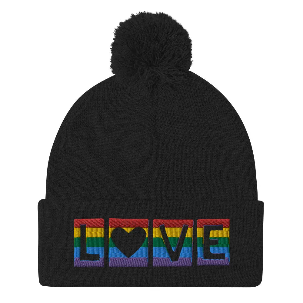 "RAINBOW LOVE" BEANIE