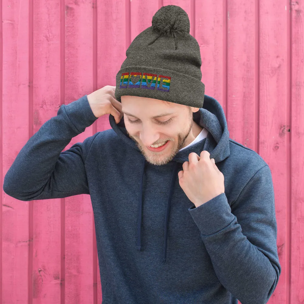 "RAINBOW LOVE" BEANIE