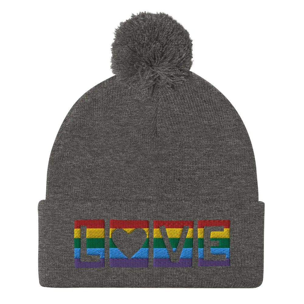 "RAINBOW LOVE" BEANIE