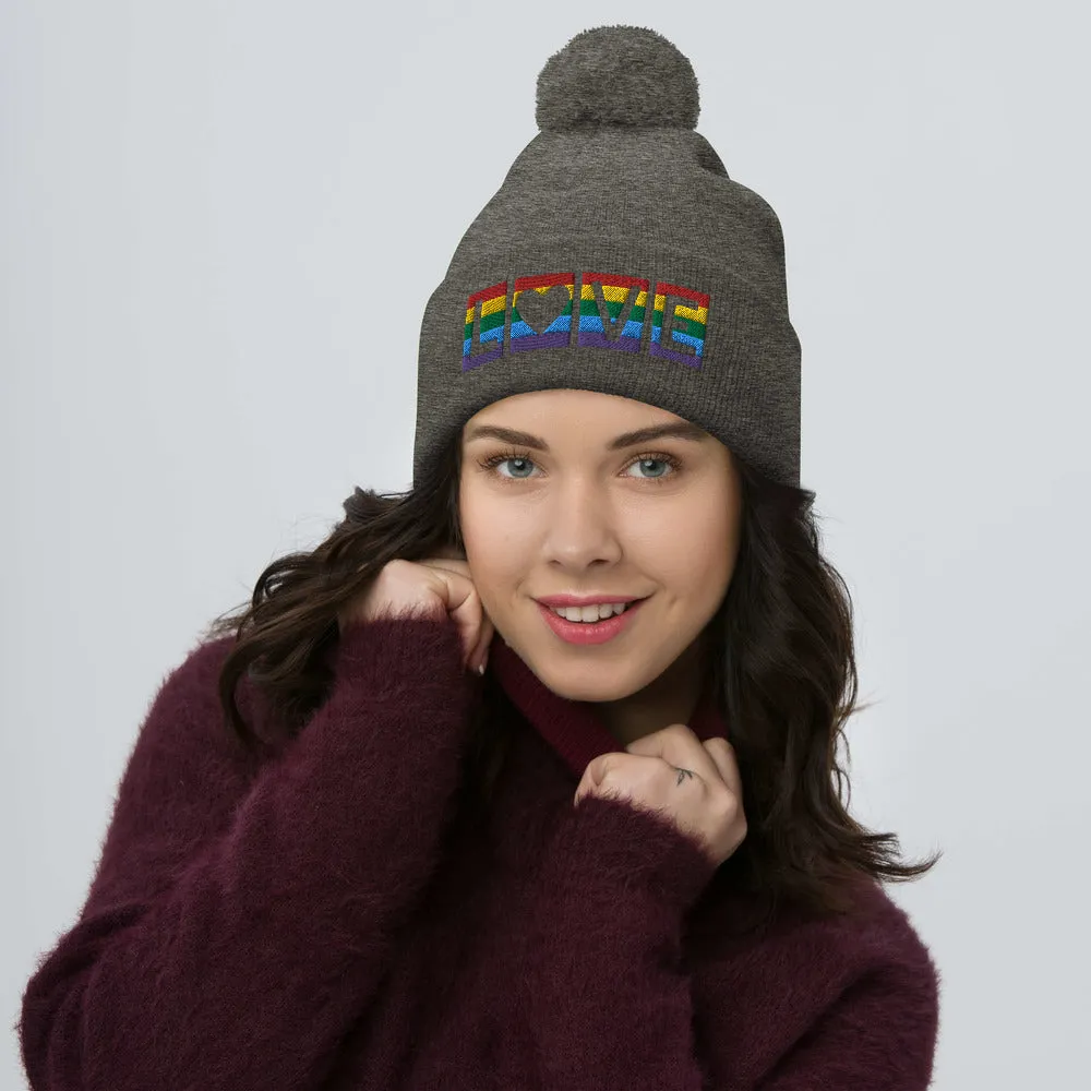 "RAINBOW LOVE" BEANIE