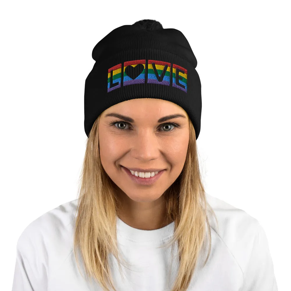 "RAINBOW LOVE" BEANIE