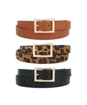 Rectangle Buckle Belt