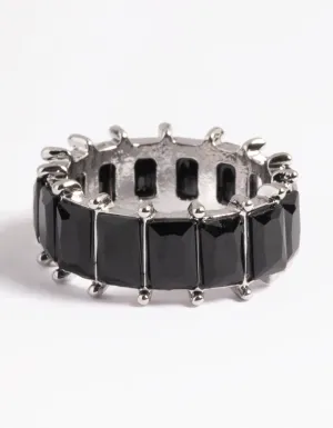 Silver Baguette Ring