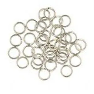 Silver Jumprings 6 mm ...144 pieces per bag