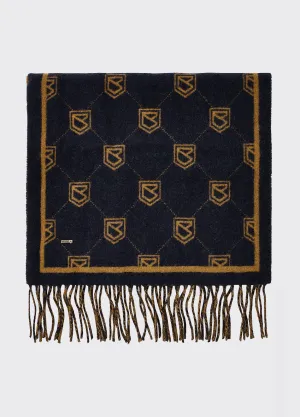 Templehouse Wool Scarf Navy