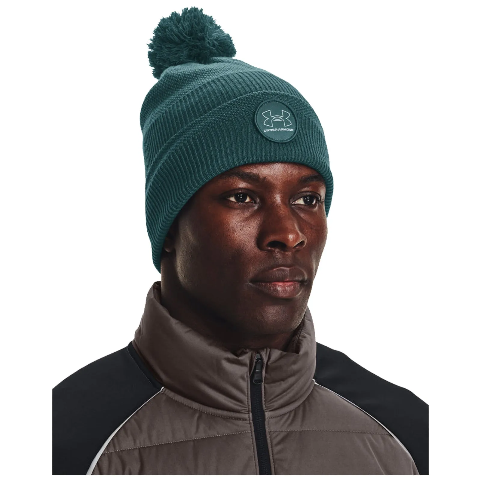 Under Armour Mens ColdGear Infrared Driver Pom Beanie