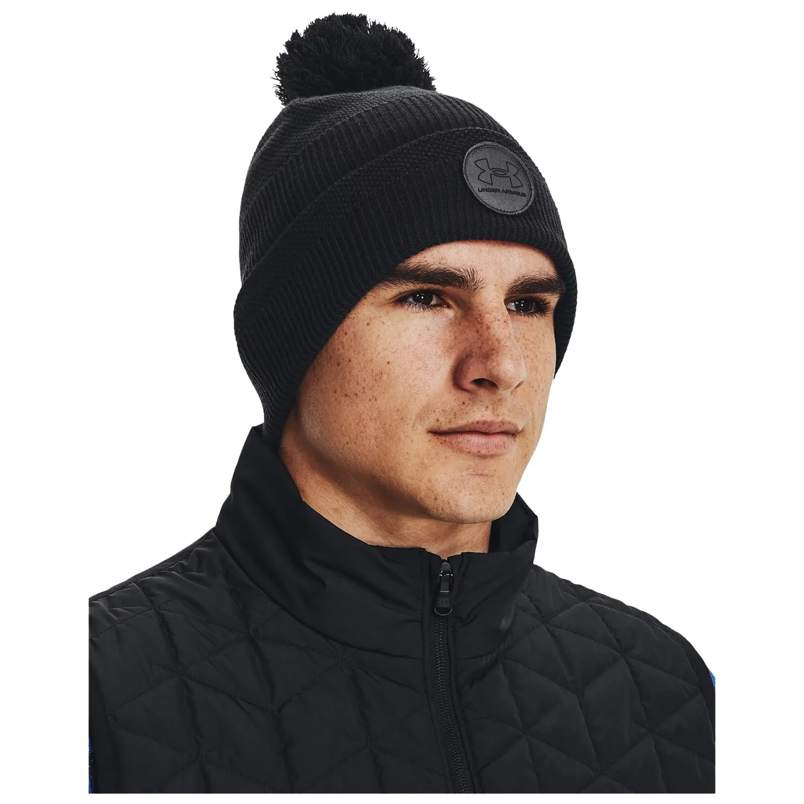 Under Armour Mens ColdGear Infrared Driver Pom Beanie