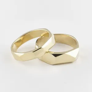 Wild Stack Rings in Gold